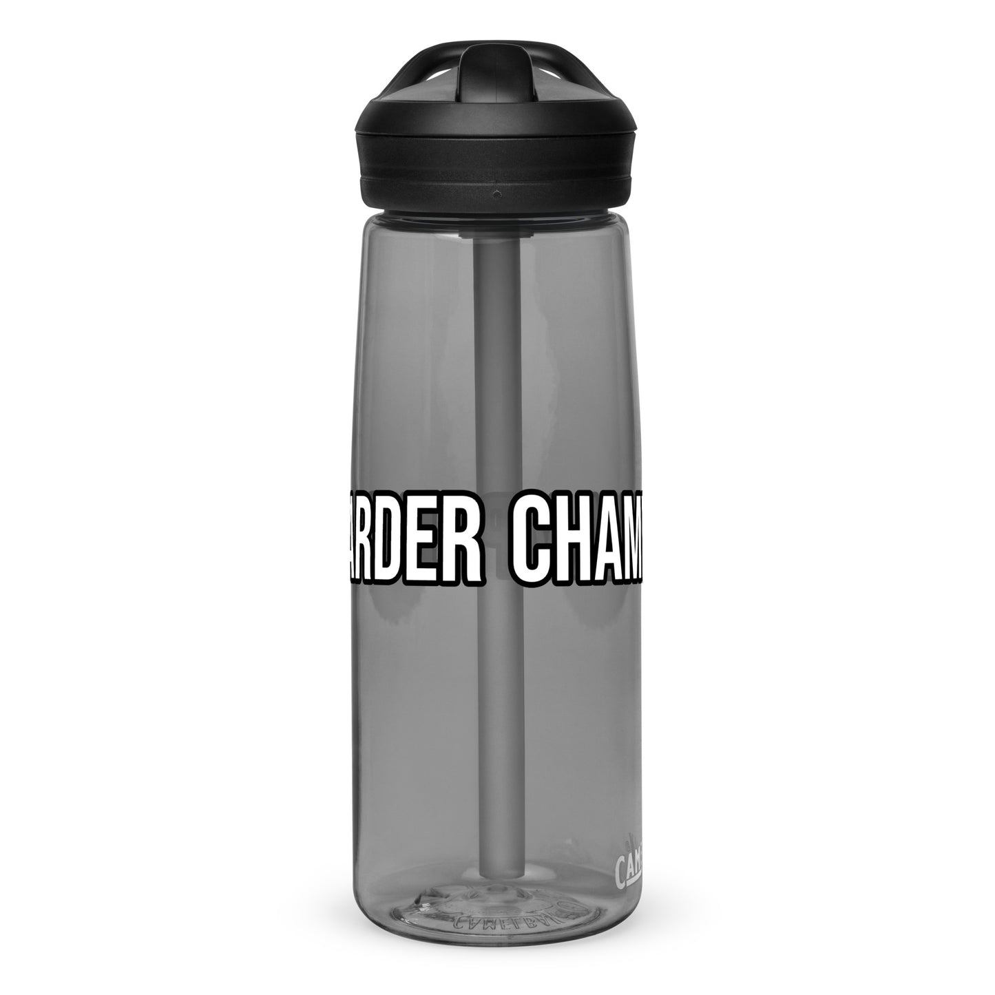 Champions Train Harder™ Sports Athletic Water Bottle