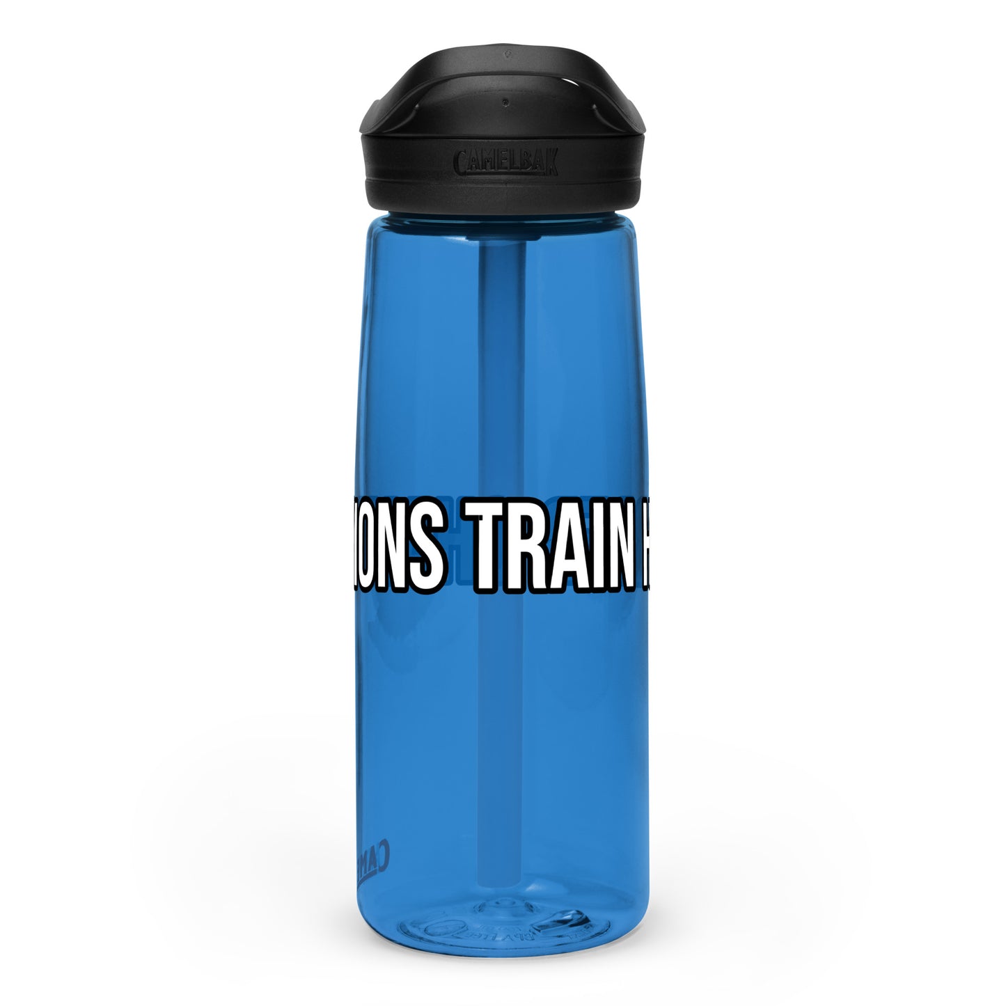 Champions Train Harder™ Sports Athletic Water Bottle