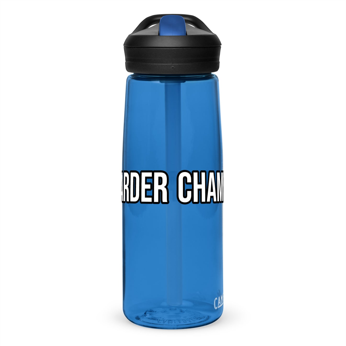 Champions Train Harder™ Sports Athletic Water Bottle