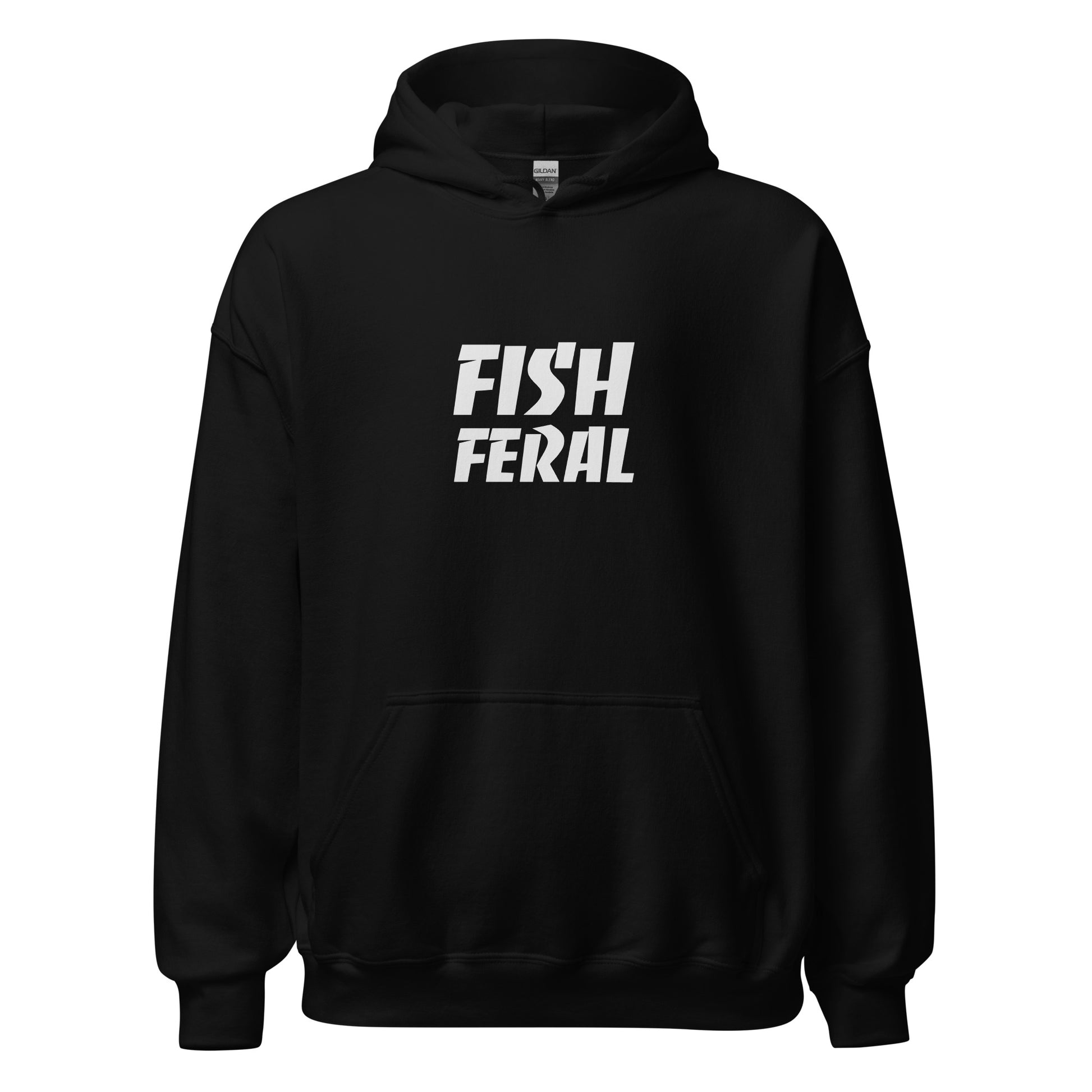 Fish Feral unisex hoodies are for fishermen who go wild for fishing and their next catch, and this cool hoodie makes a great gift!