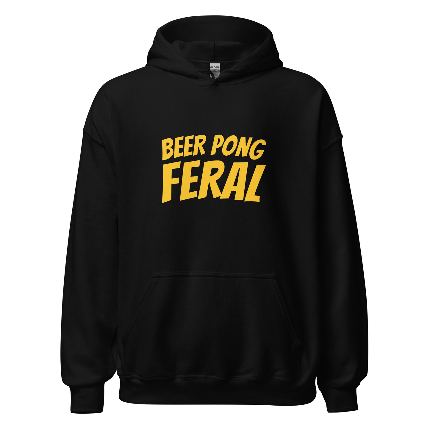 Beer Pong Feral unisex hoodies are for adults and college students who go wild for playing the game, and this hoodie makes a great gift.