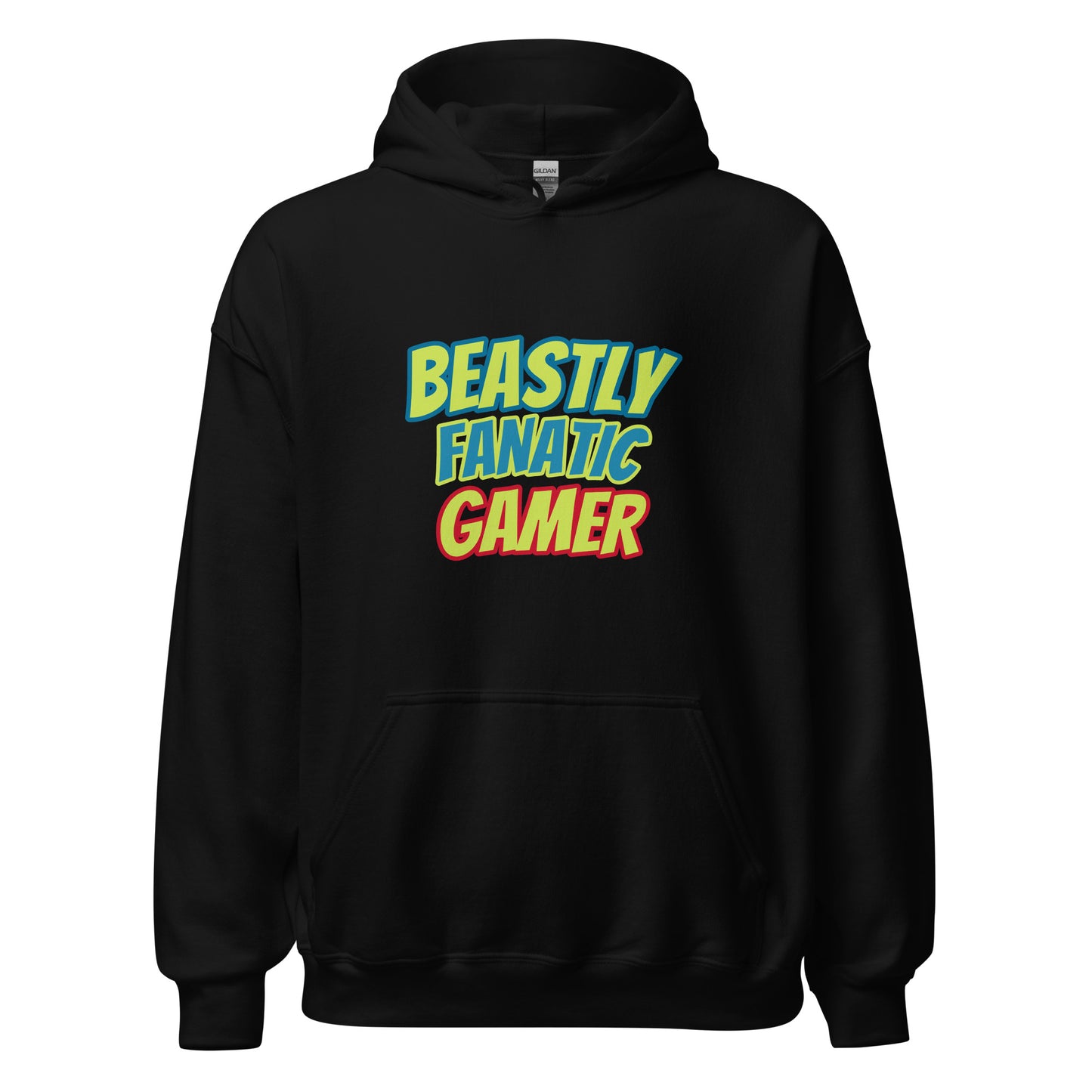 Beastly Fanatic Gamer unisex gaming hoodies are for all gamers who go wild for playing video games and love the action.