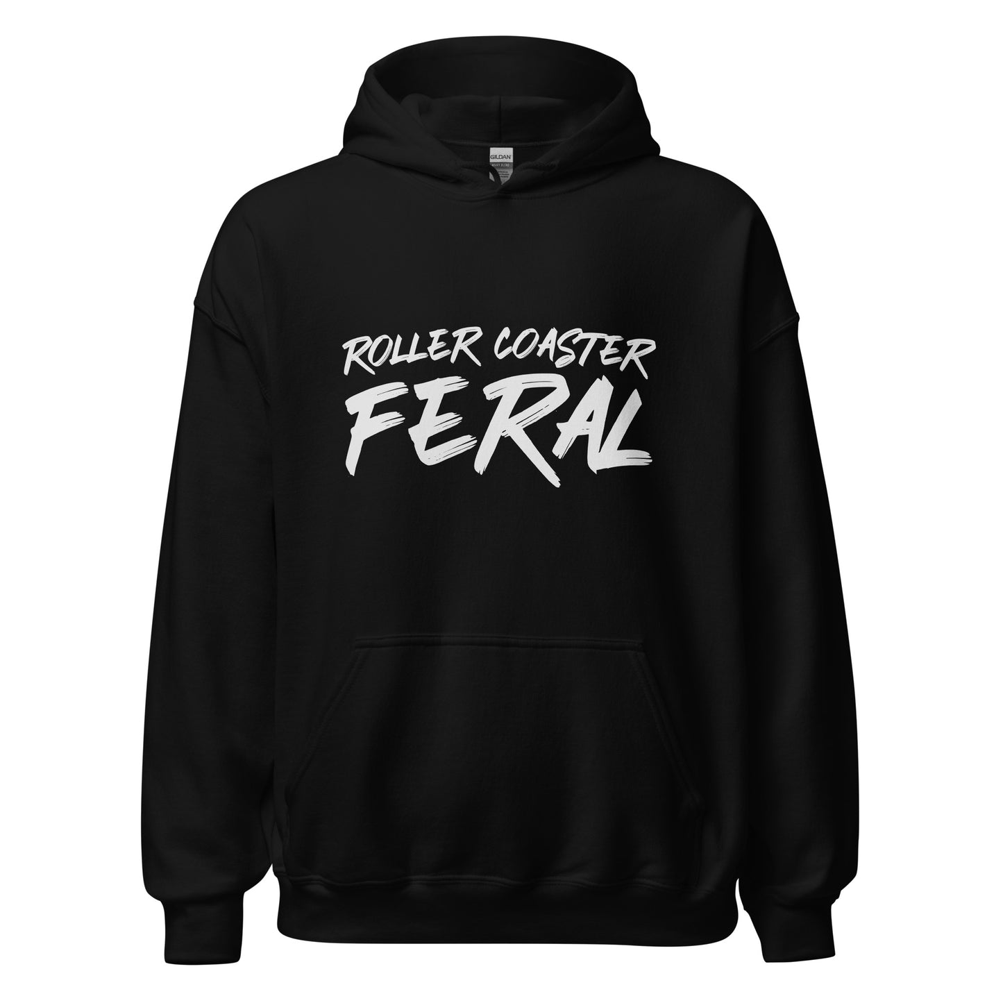 Roller Coaster Feral unisex amusement park hoodies are for anyone who goes wild and crazy for riding on roller coasters.