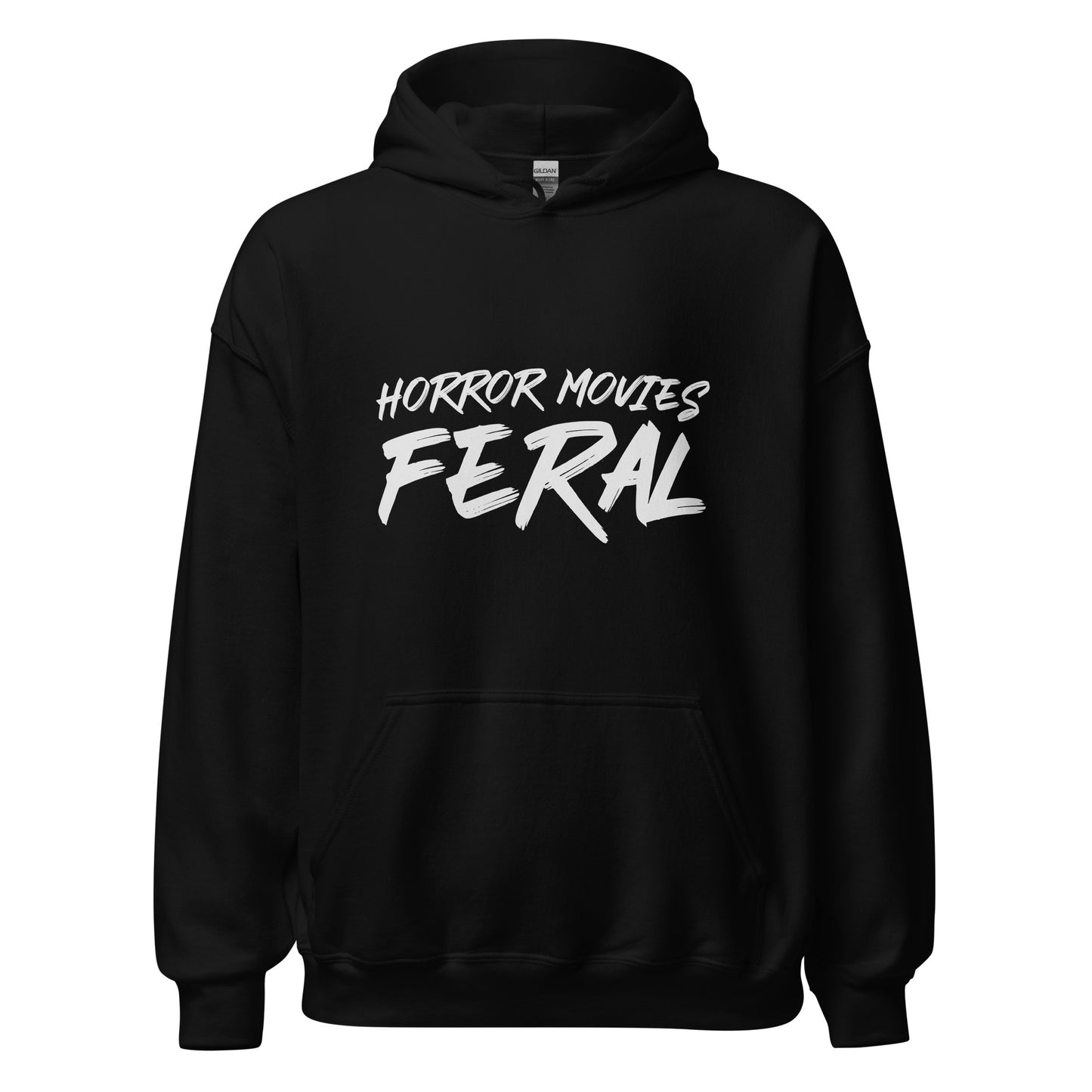 Horror Movies Feral unisex (for men and women) hoodies are for fans who go wild for scary films. 