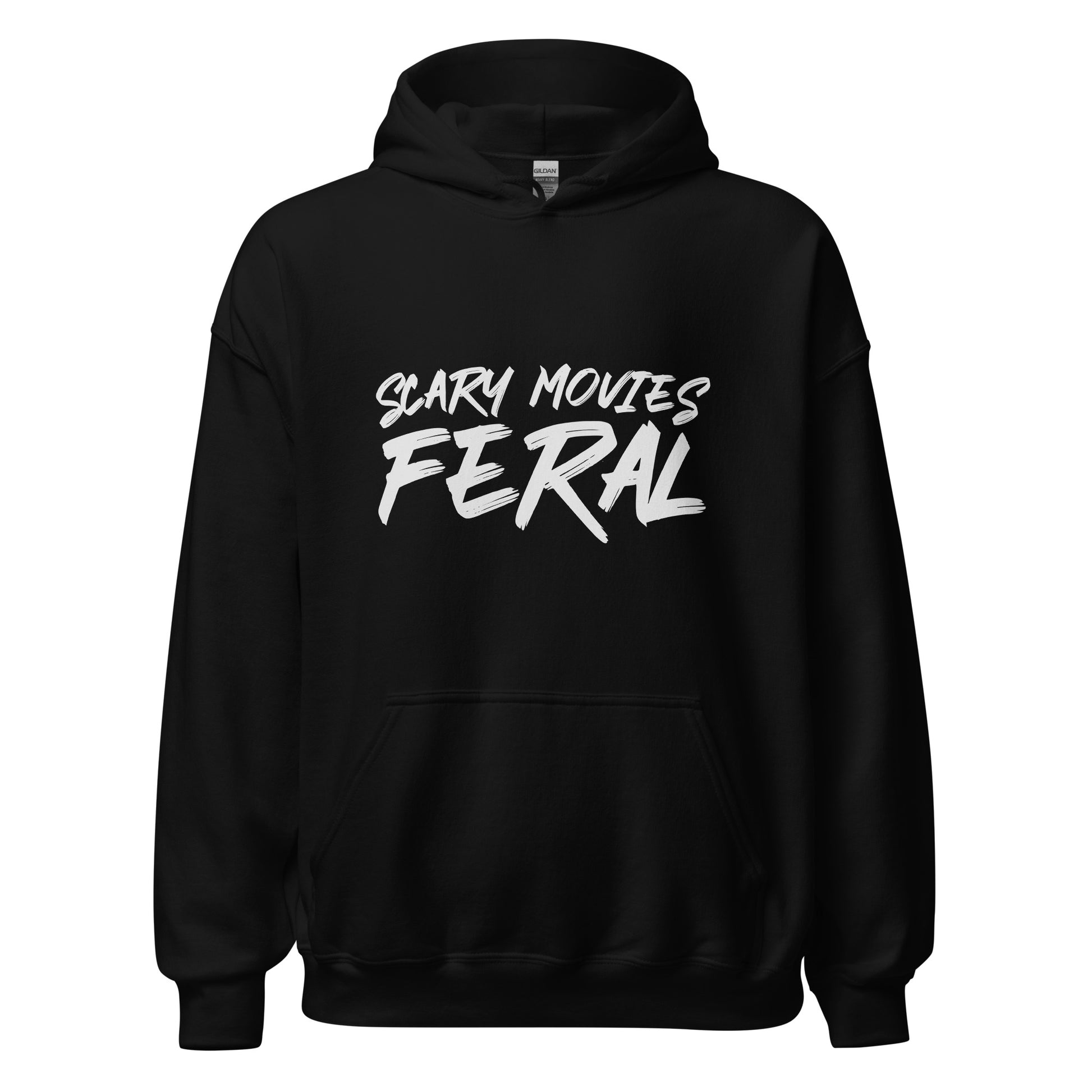 Scary Movies Feral unisex (for men and women) hoodies are for fans who go wild for the scariest horror films. 