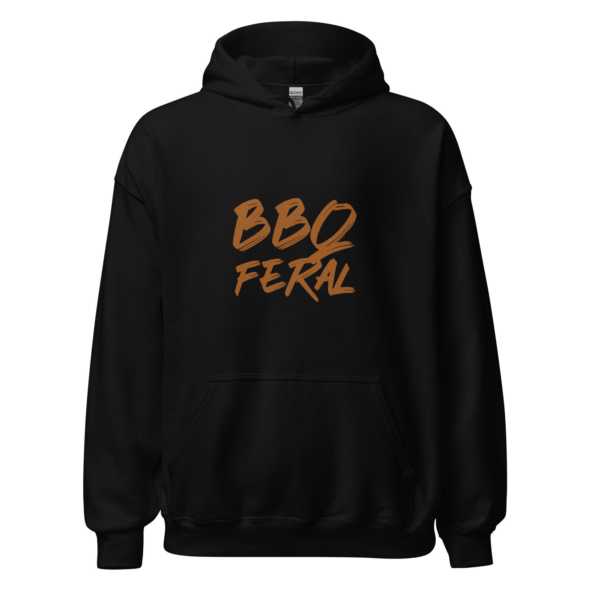 BBQ Feral unisex barbecue hoodie is for anyone who goes wild for barbecues, enjoys barbecuing, and loves eating barbecued food.