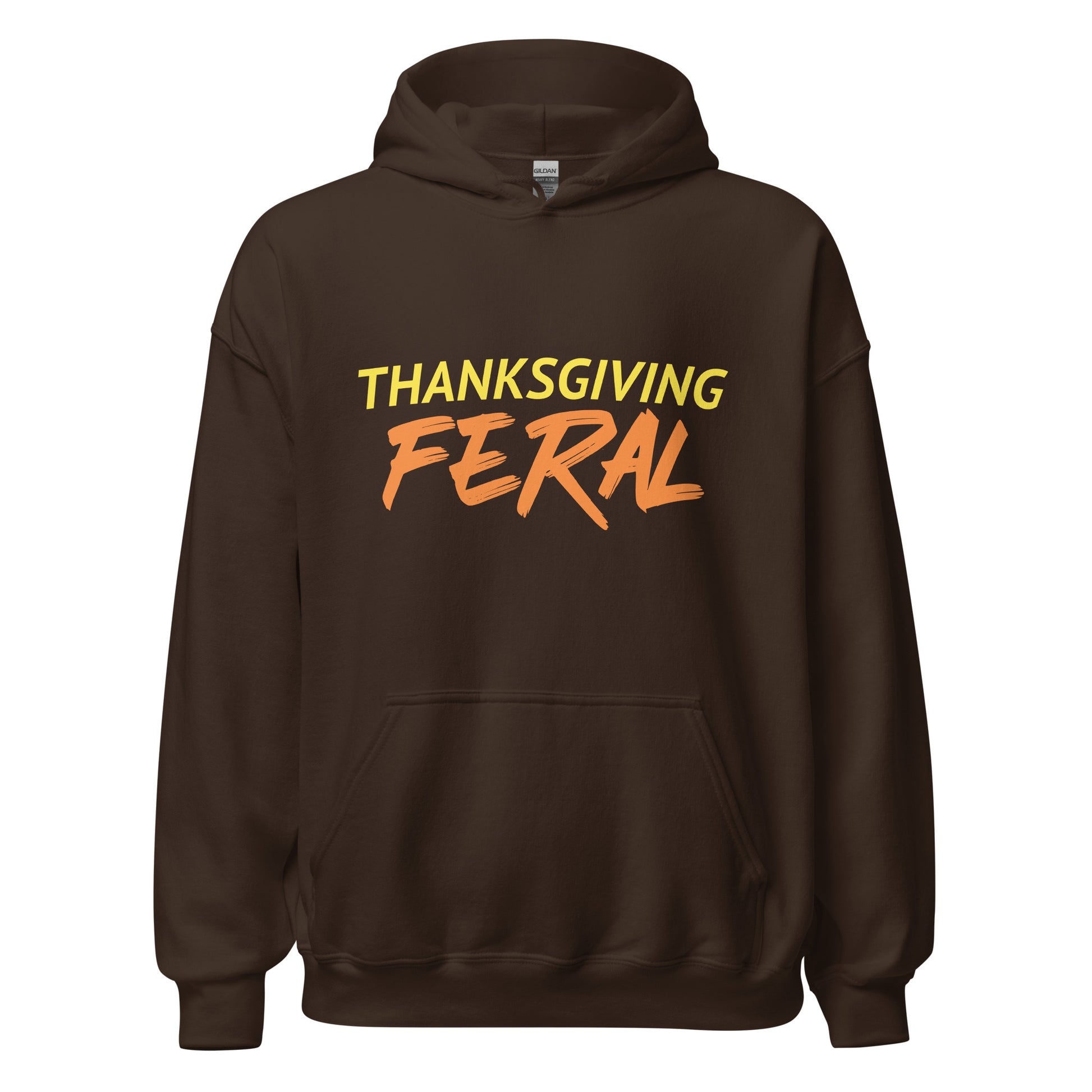 Thanksgiving Feral unisex hoodies are for anyone who goes wild and crazy for the holiday and can't get enough of the good food served.