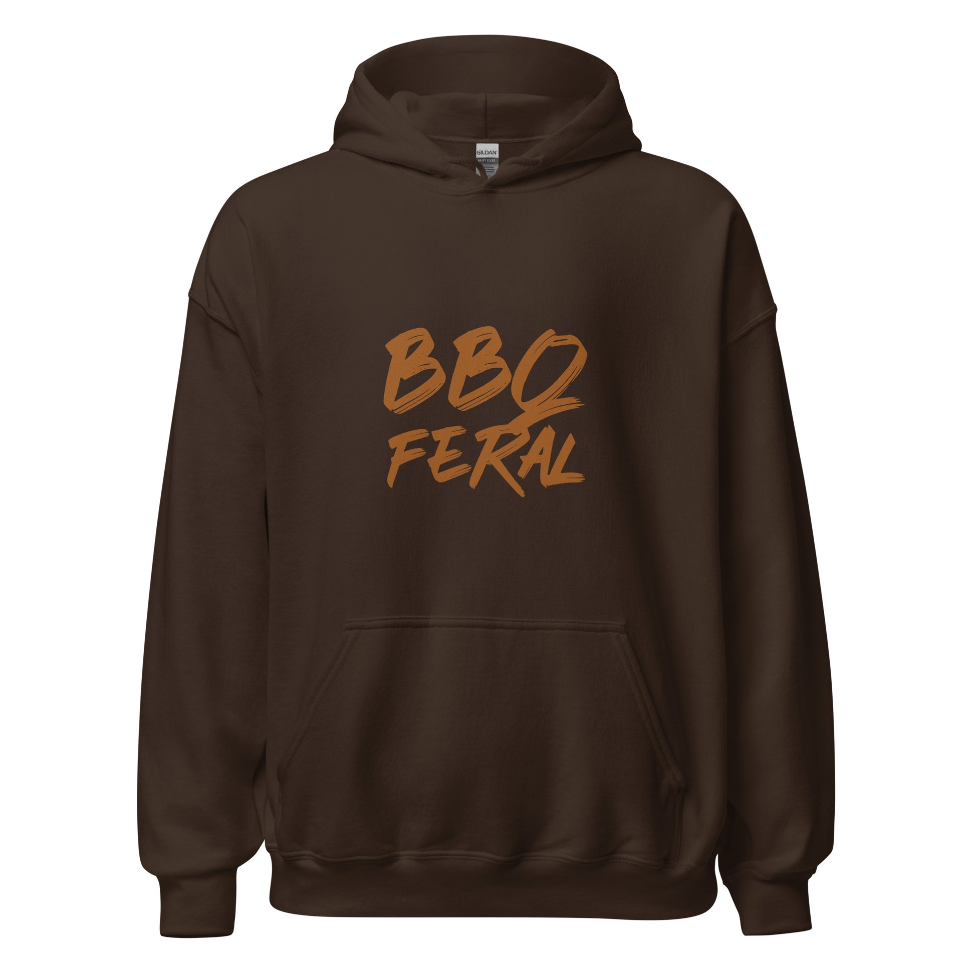 BBQ Feral unisex barbecue hoodie is for anyone who goes wild for barbecues, enjoys barbecuing, and loves eating barbecued food.