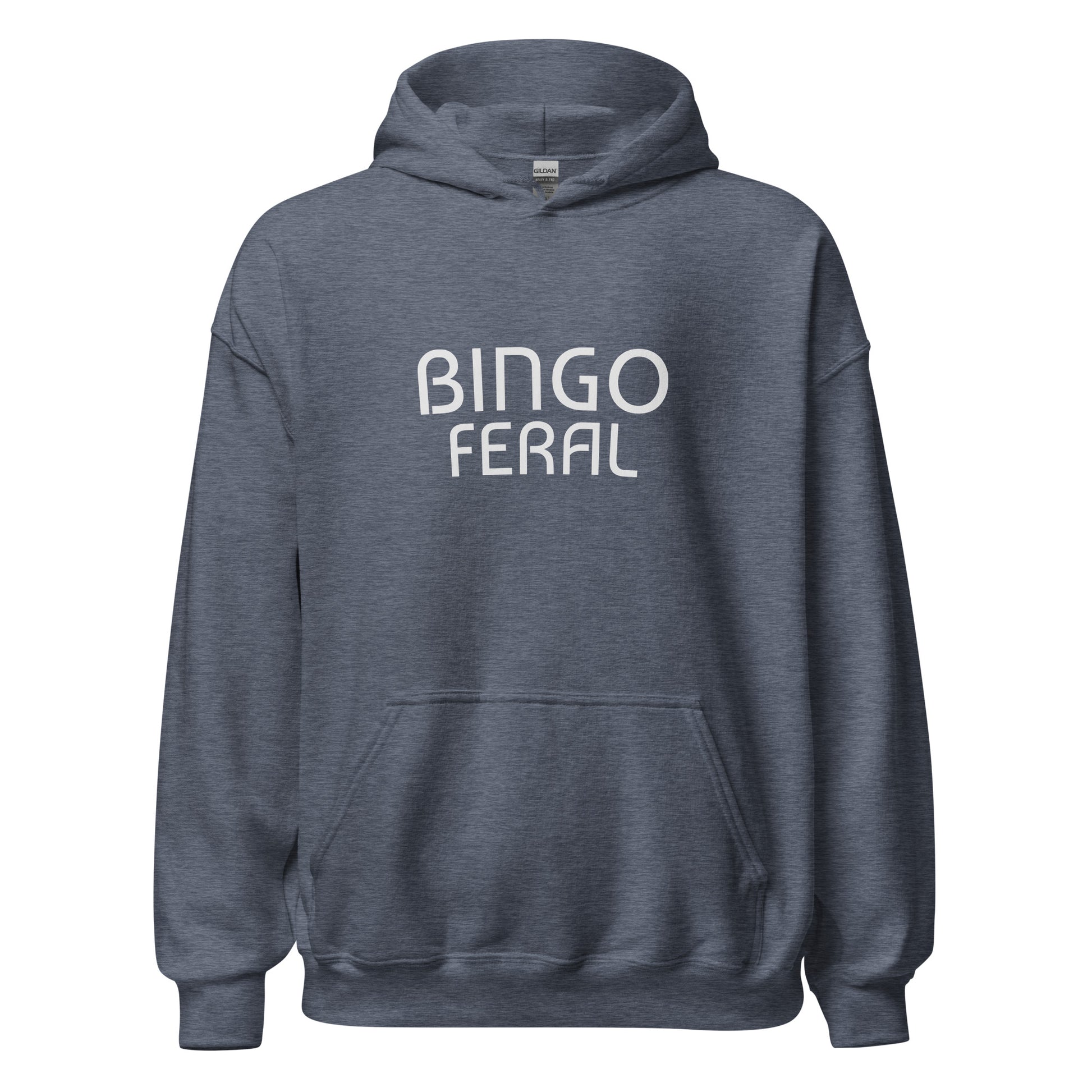 Bingo Feral unisex gaming hoodies are for players who go wild for playing the game.