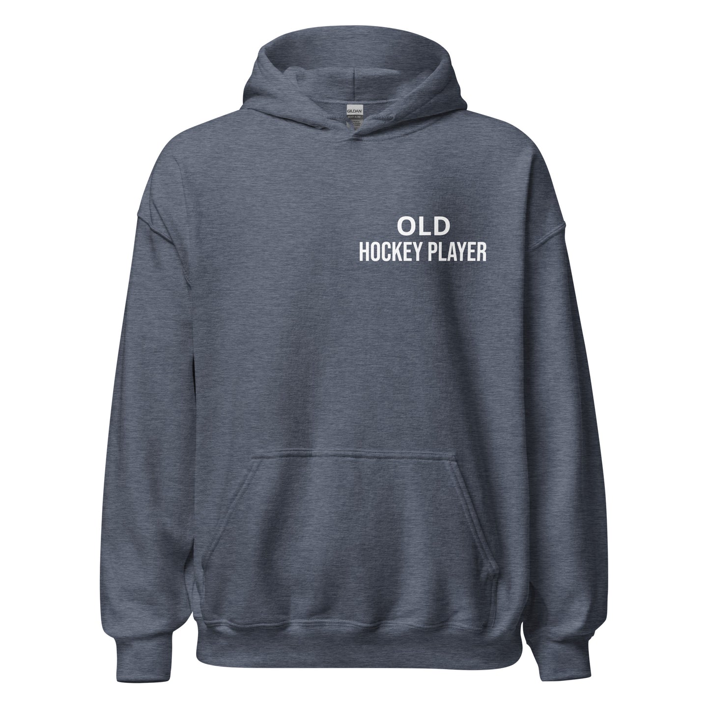 Old Hockey Player Sports Hoodie