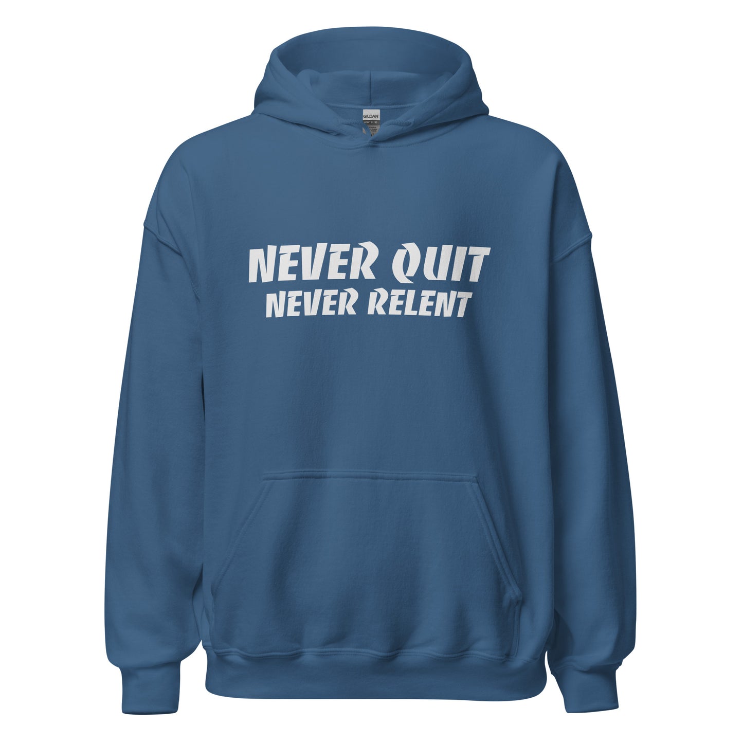 Never Quit Never Relent™ Unisex Coach, Player, and Athlete Motivational Hoodie