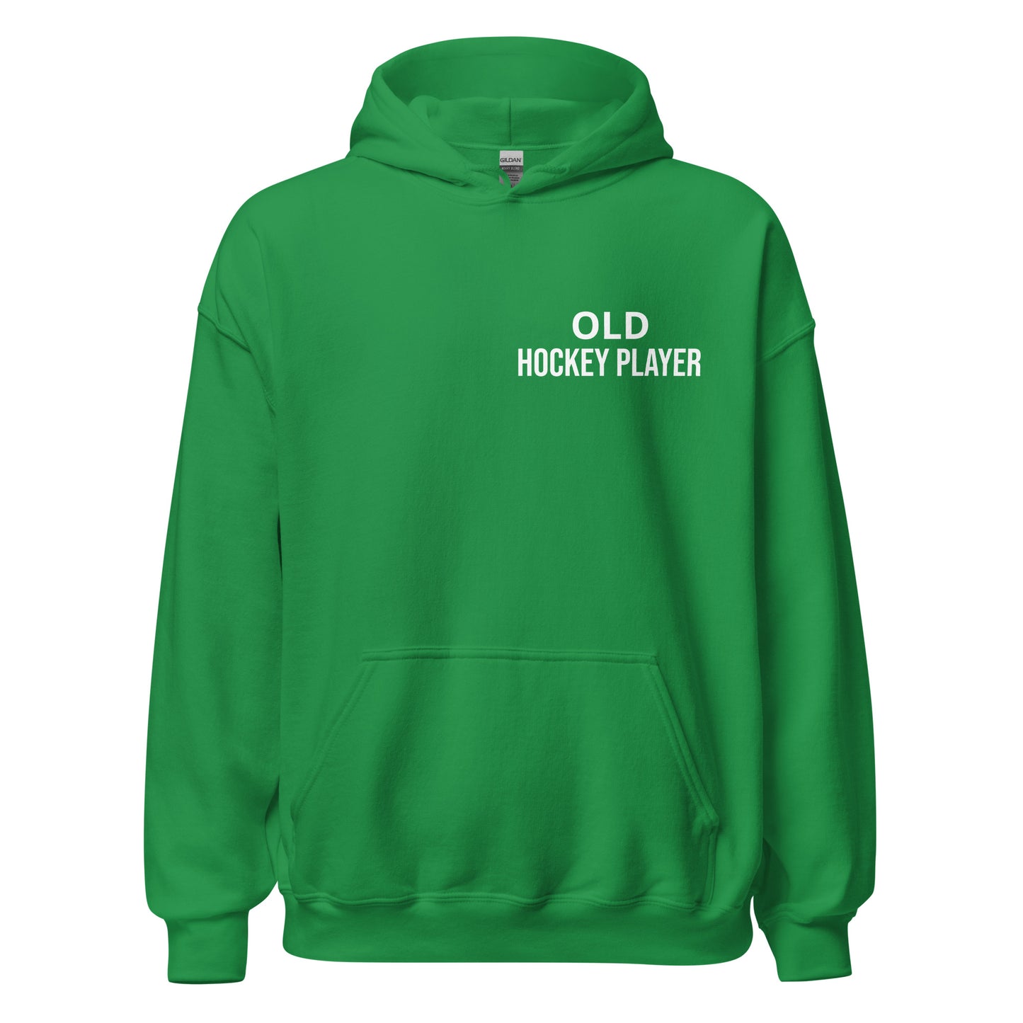 Old Hockey Player Sports Hoodie