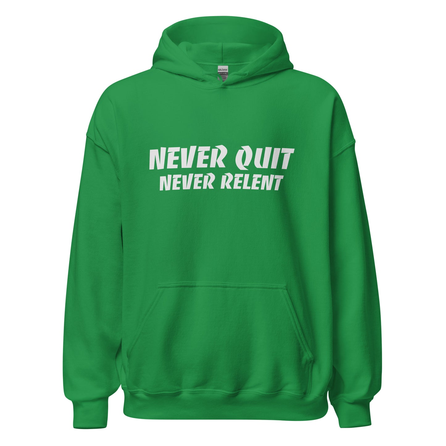 Never Quit Never Relent™ Unisex Coach, Player, and Athlete Motivational Hoodie