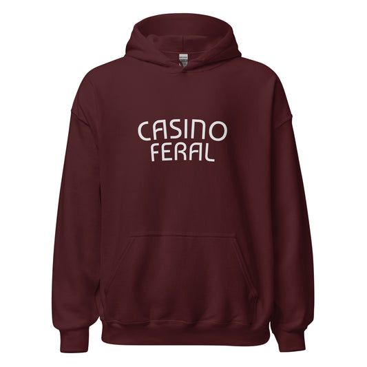 Casino Feral unisex gaming hoodies are for players and gamblers who go wild for gambling at casinos.