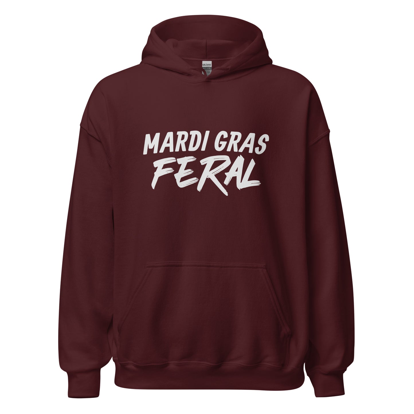 Mardi Gras Feral™ Unisex Party Hoodie