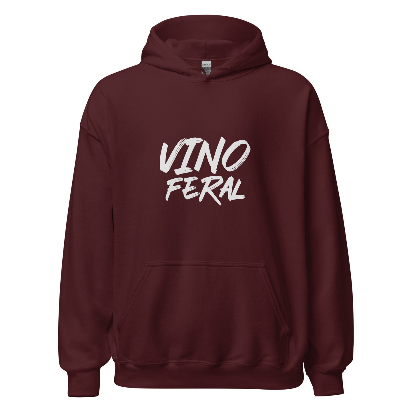 Vino Feral unisex hoodie is for anyone who goes wild for drinking and tasting wines, and it is designed for the wine connoisseur.