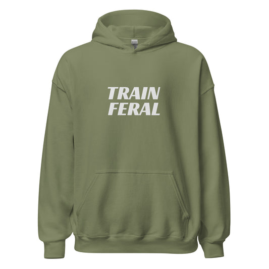 Train Feral hoodies are for athletes and players who train like animals to be the best and they're for workouts, practices and everyday wear