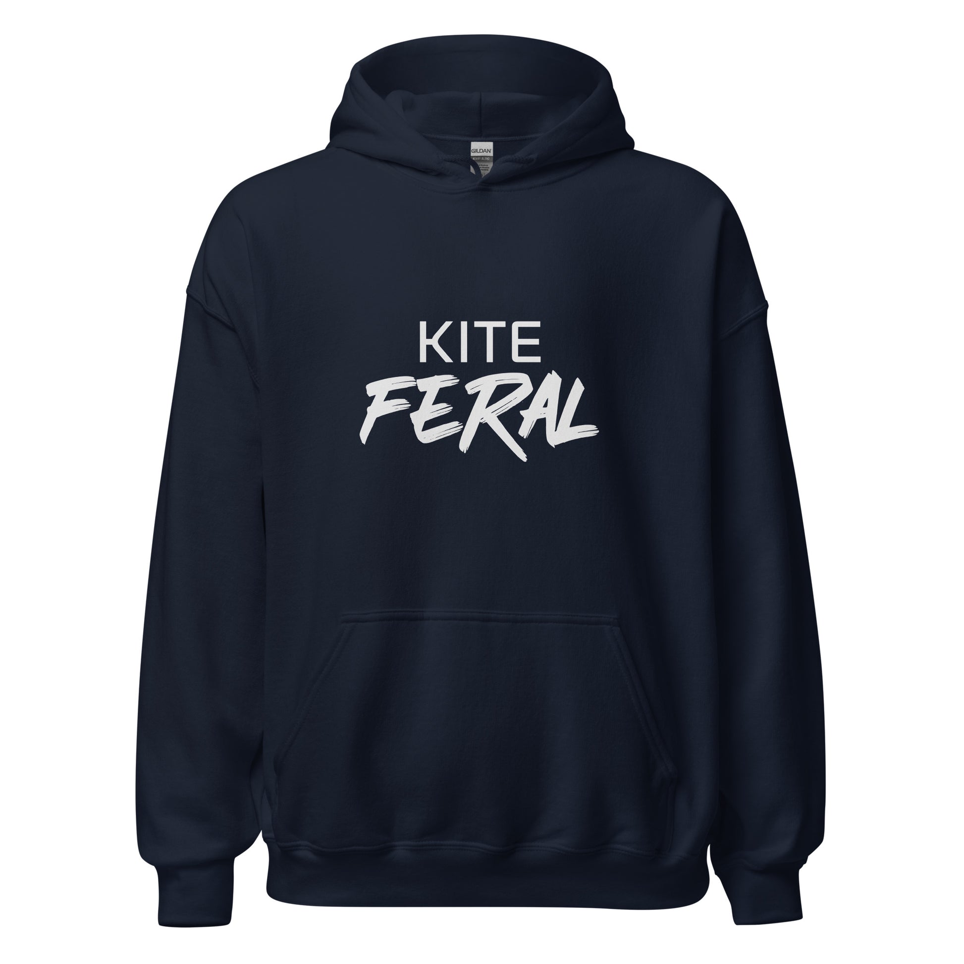 Kite Feral pullover hoodies are for anyone who goes wild and crazy for flying kites and can not get enough of seeing them fly in the sky.