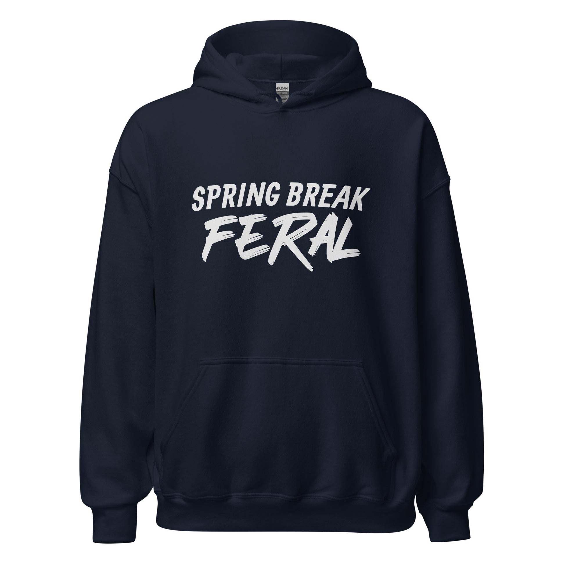 Spring Break Feral party hoodies are for partiers who go wild and crazy for the vacation celebration and can't get enough of the partying.