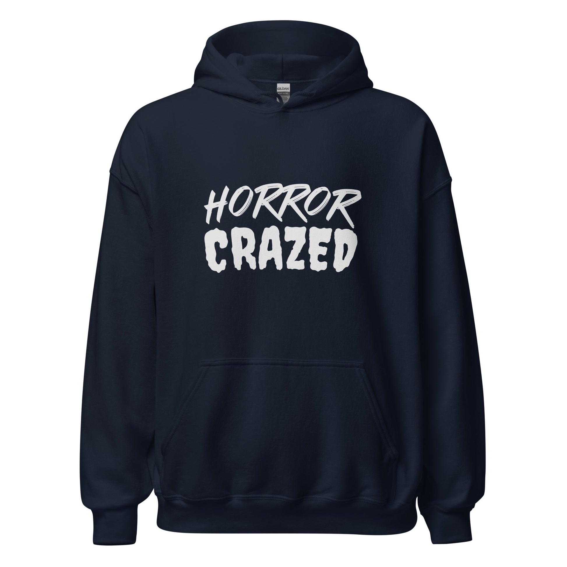 Horror Crazed unisex (for men and women) hoodies are for fans who go crazy for films filled with heart-stopping terror.