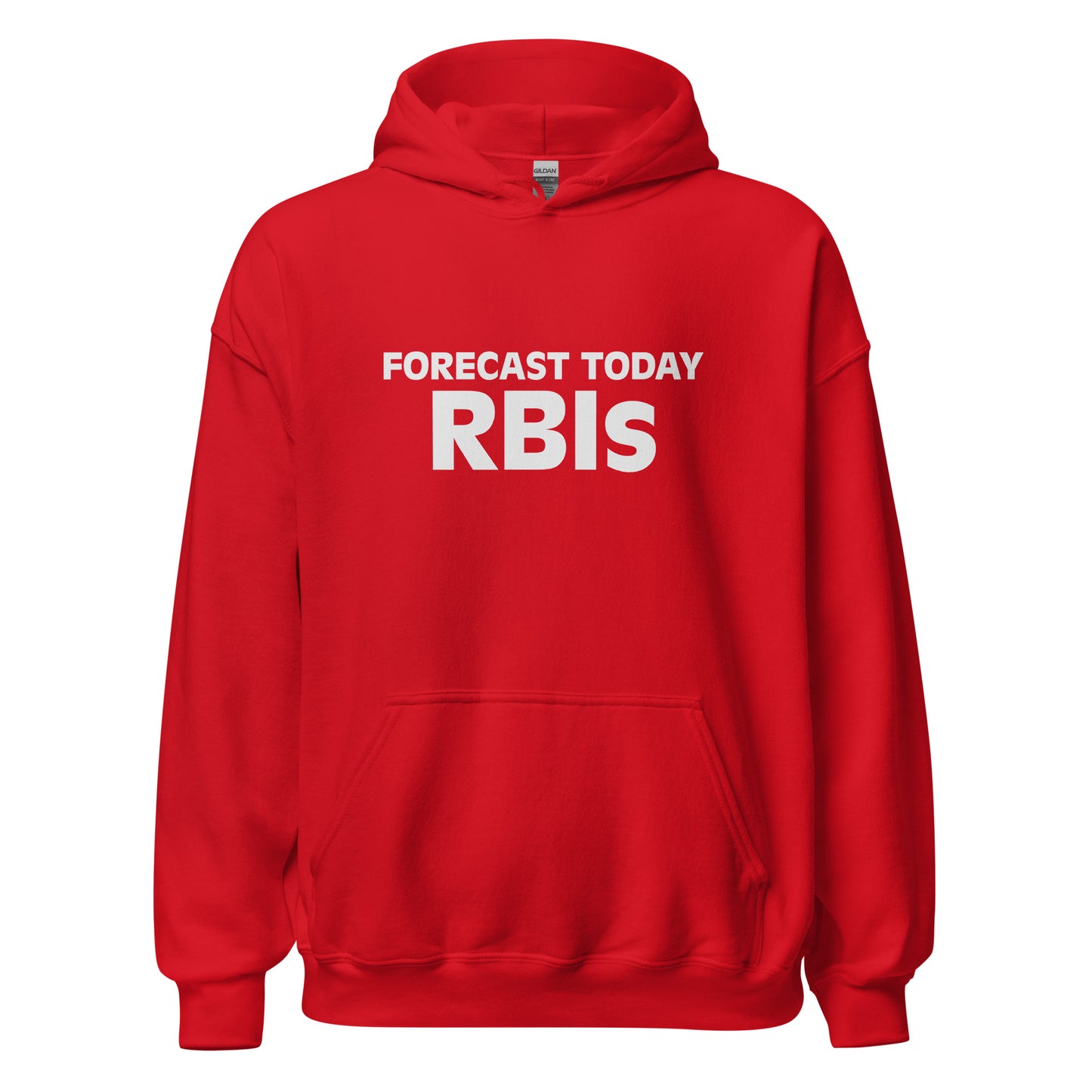 Forecast Today RBIs unisex baseball and softball hoodies are for players, coaches, and fans who love the games and foresee runs batted in.