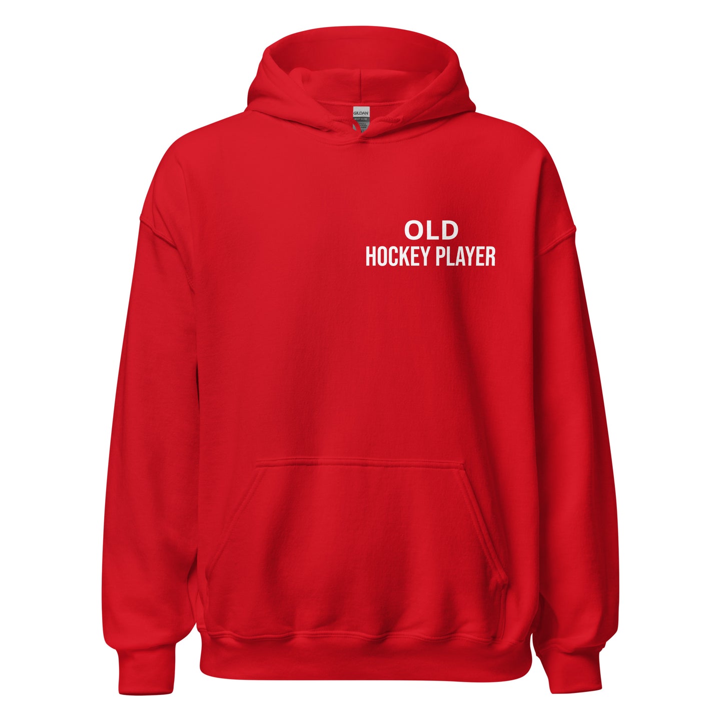 Old Hockey Player Sports Hoodie