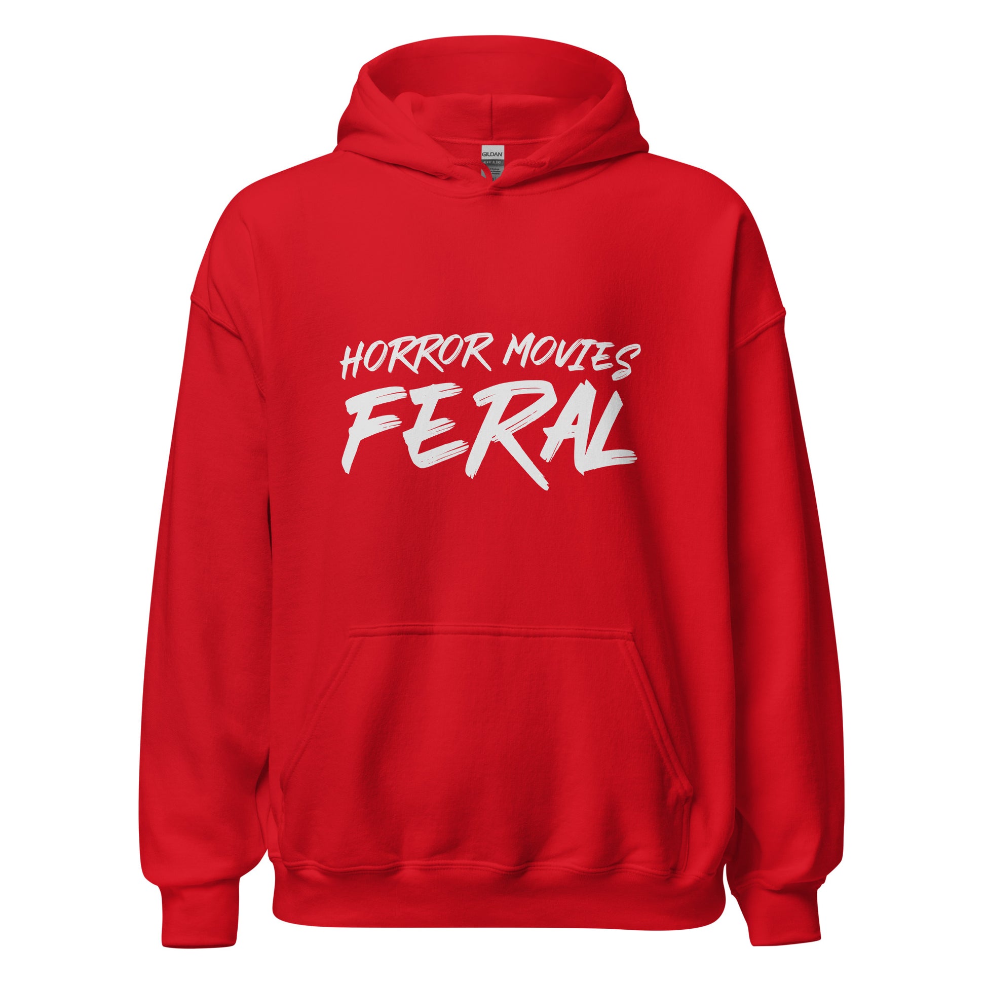 Horror Movies Feral unisex (for men and women) hoodies are for fans who go wild for scary films. 