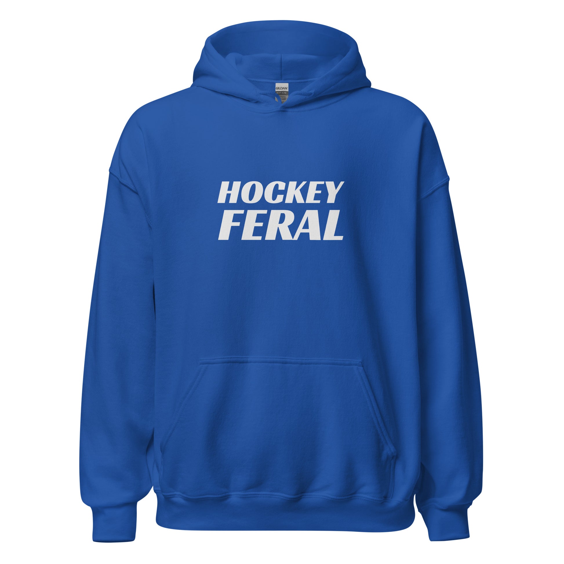 Hockey Feral unisex sports hoodies are for all players, coaches, and fans who love the game and go wild for it.