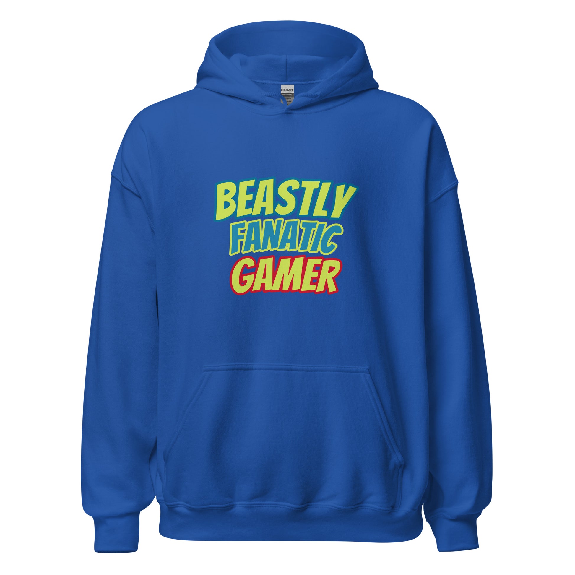 Beastly Fanatic Gamer unisex gaming hoodies are for all gamers who go wild for playing video games and love the action.