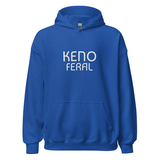 Keno Feral gaming hoodies are for players who go wild for playing the game, and this cool hoodie makes a great gift for an avid Keno player.