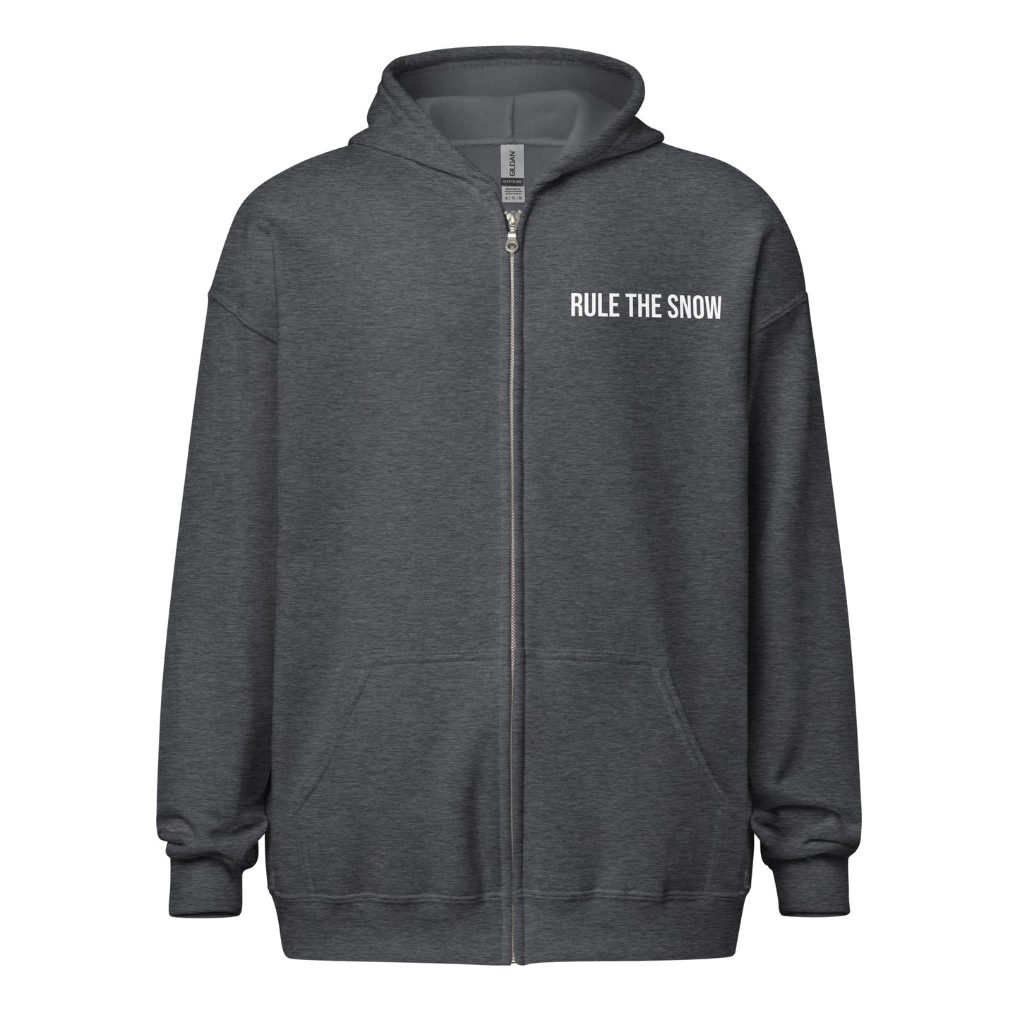 Rule The Snow™ Unisex Snowboarder and Skier Zip Hoodie