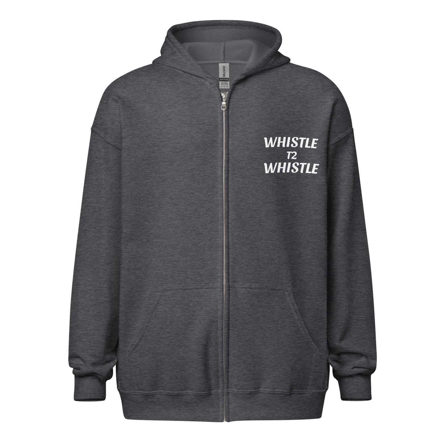 Whistle T2 Whistle™ Unisex Zip Sports Hoodie