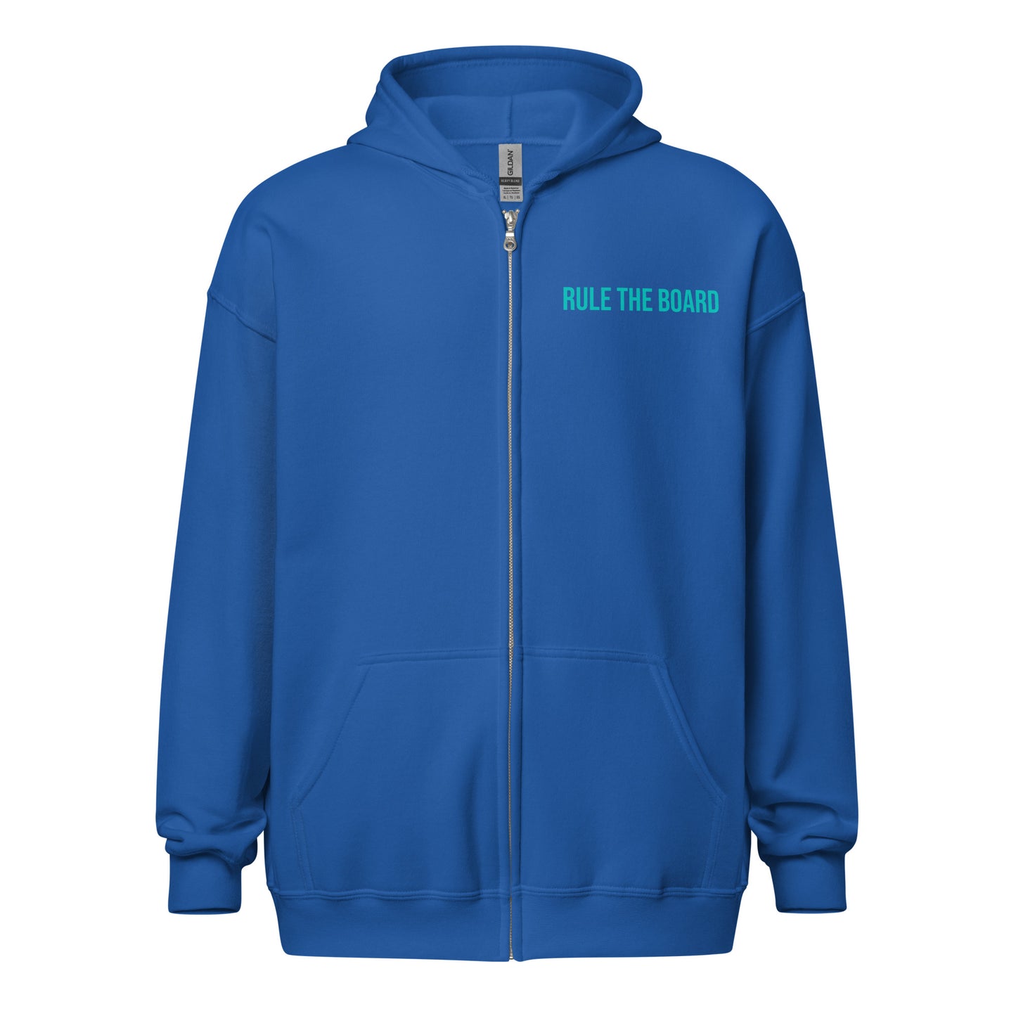 Rule The Board™ Unisex Surfer and Skateboarder Zip Hoodie