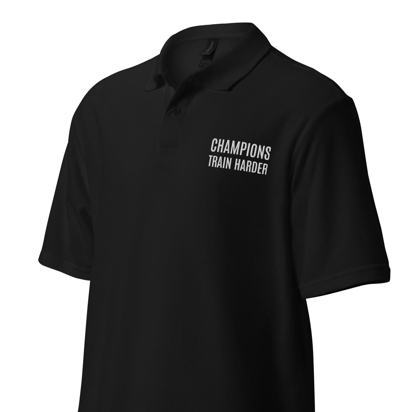 Champions Train Harder™ Unisex Pique Polo Sports Shirt