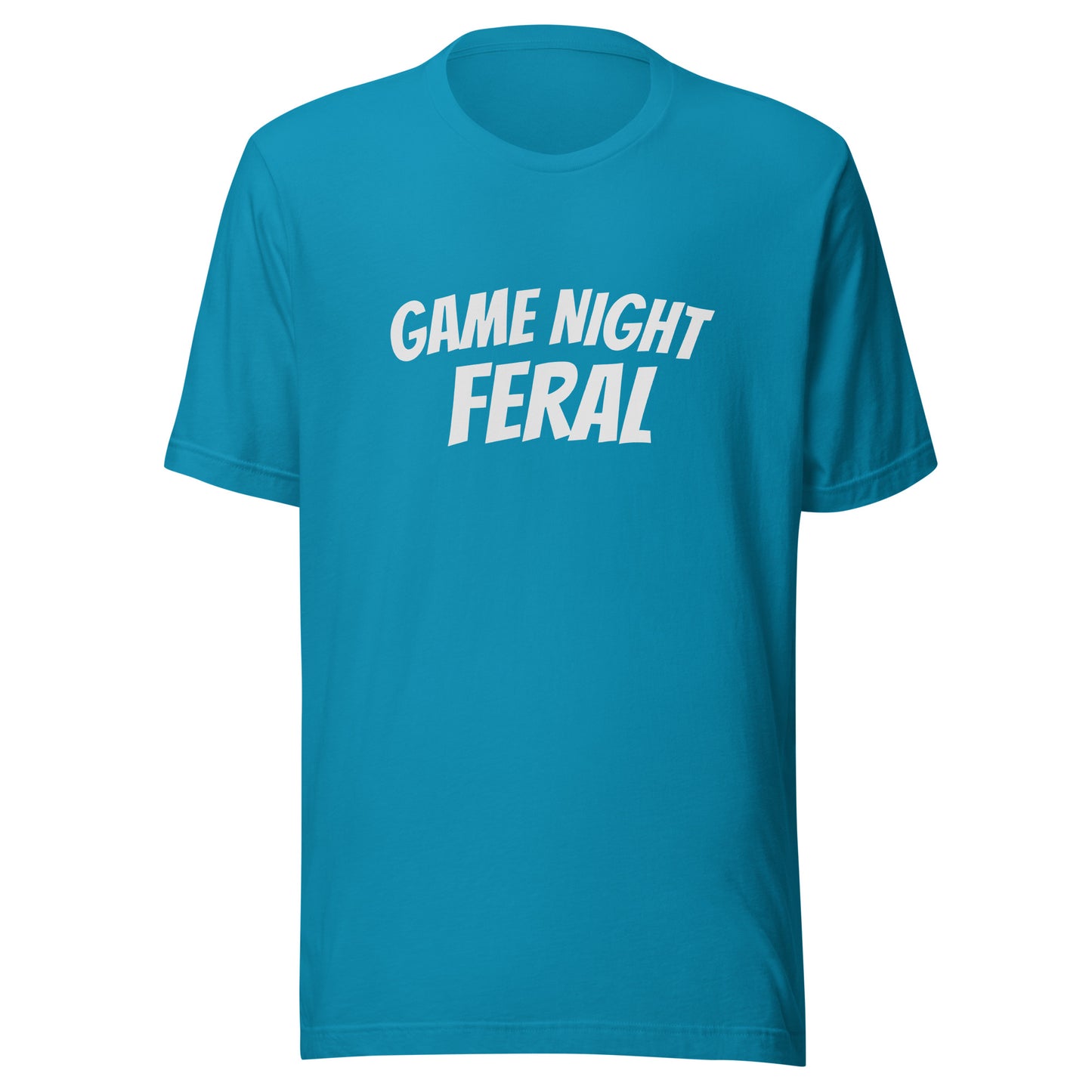 Game Night Feral unisex t-shirts are for players and fans who go wild for playing or watching games with friends and family.