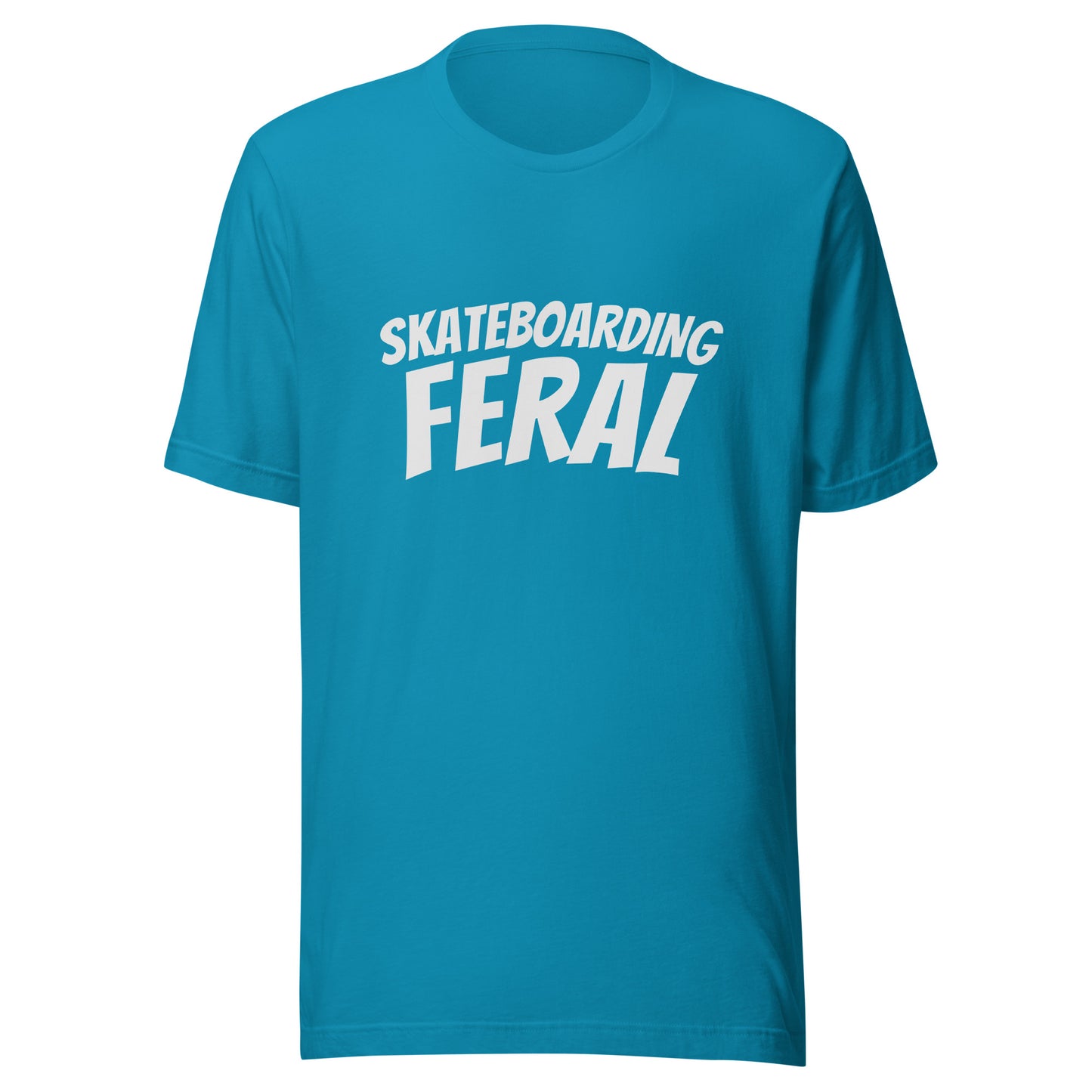 Skateboarding Feral™ Unisex Skateboarder T-Shirt