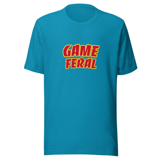 Game Feral gaming t-shirts are for gamers who go wild when playing their favorite video games.