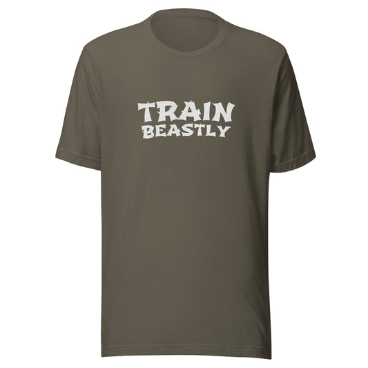 Train Beastly unisex sports t-shirts are designed for hardcore players and athletes who train like beasts to dominate their opponents.