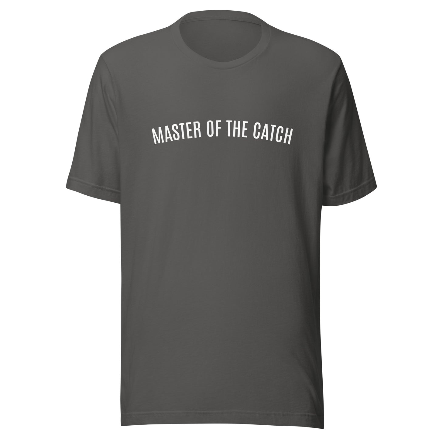 Master of The Catch sports t-shirts are for football receivers, baseball and softball players, and fishermen.