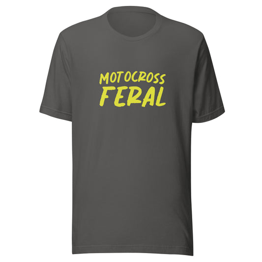 Motocross Feral unisex racing t-shirts are for all riders and fans who go wild for the sport and can't get enough of the action.