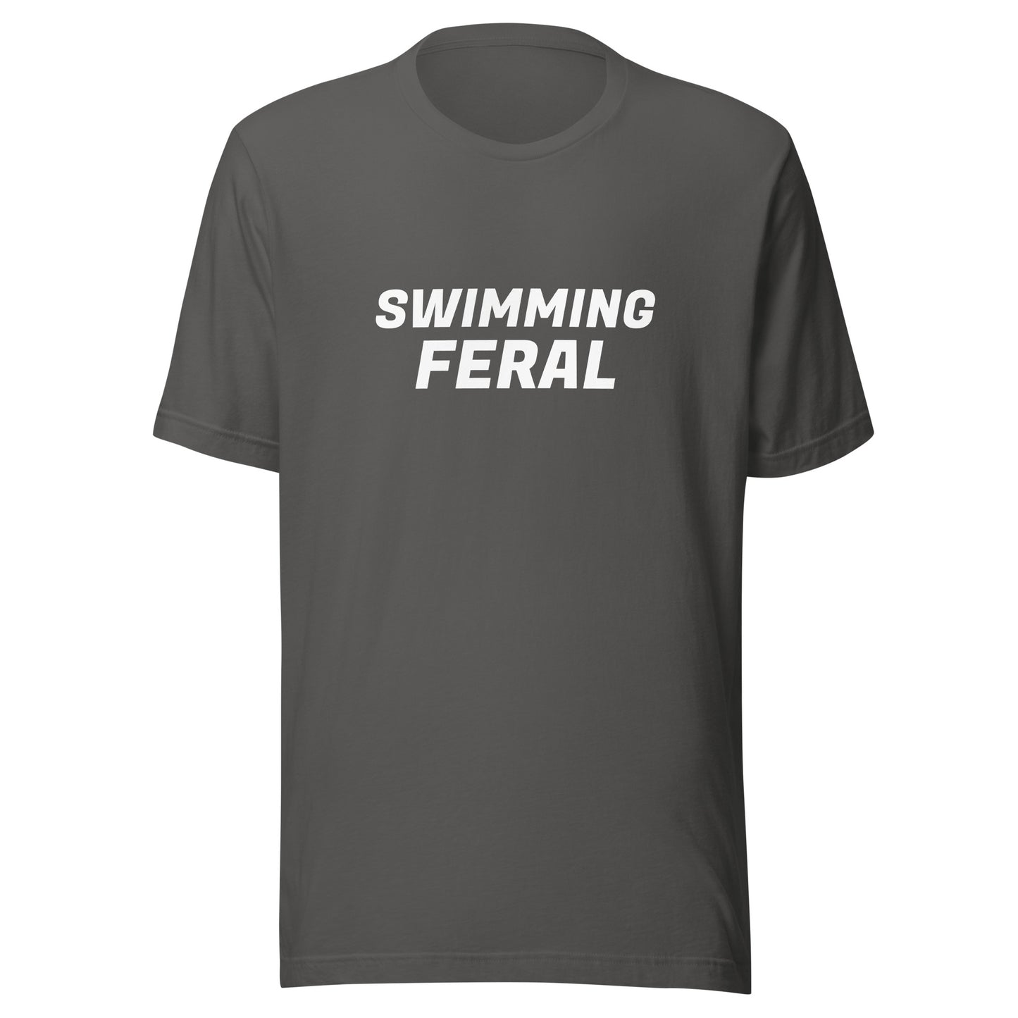 Swimming Feral™ Unisex Sports T-Shirt