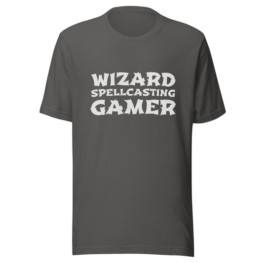 Wizard Spellcasting Gamer unisex t-shirts are for gamers who cast spells with wizardry when they play.