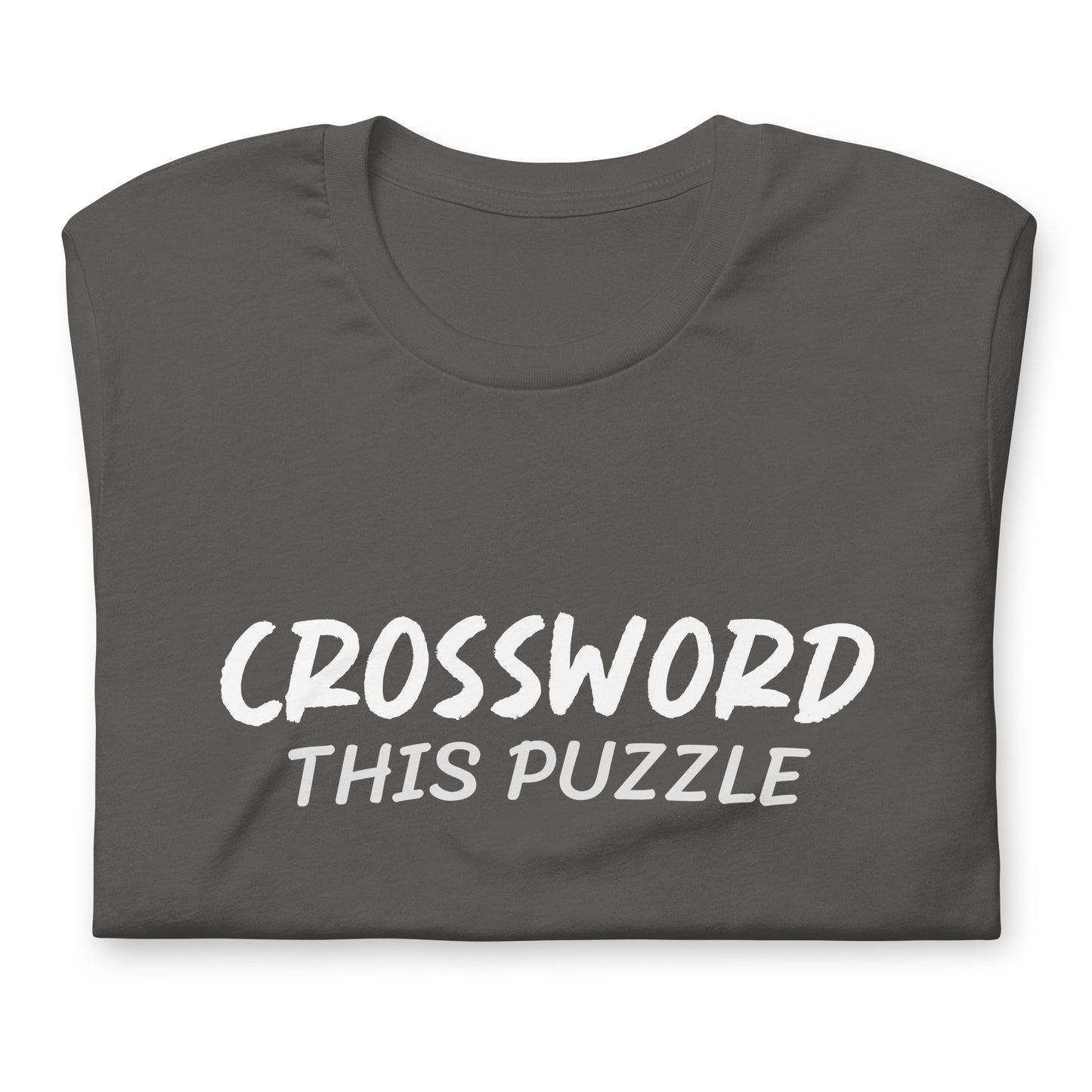 Crossword This Puzzle™ Unisex T-Shirt for People Who Enjoy Crosswords