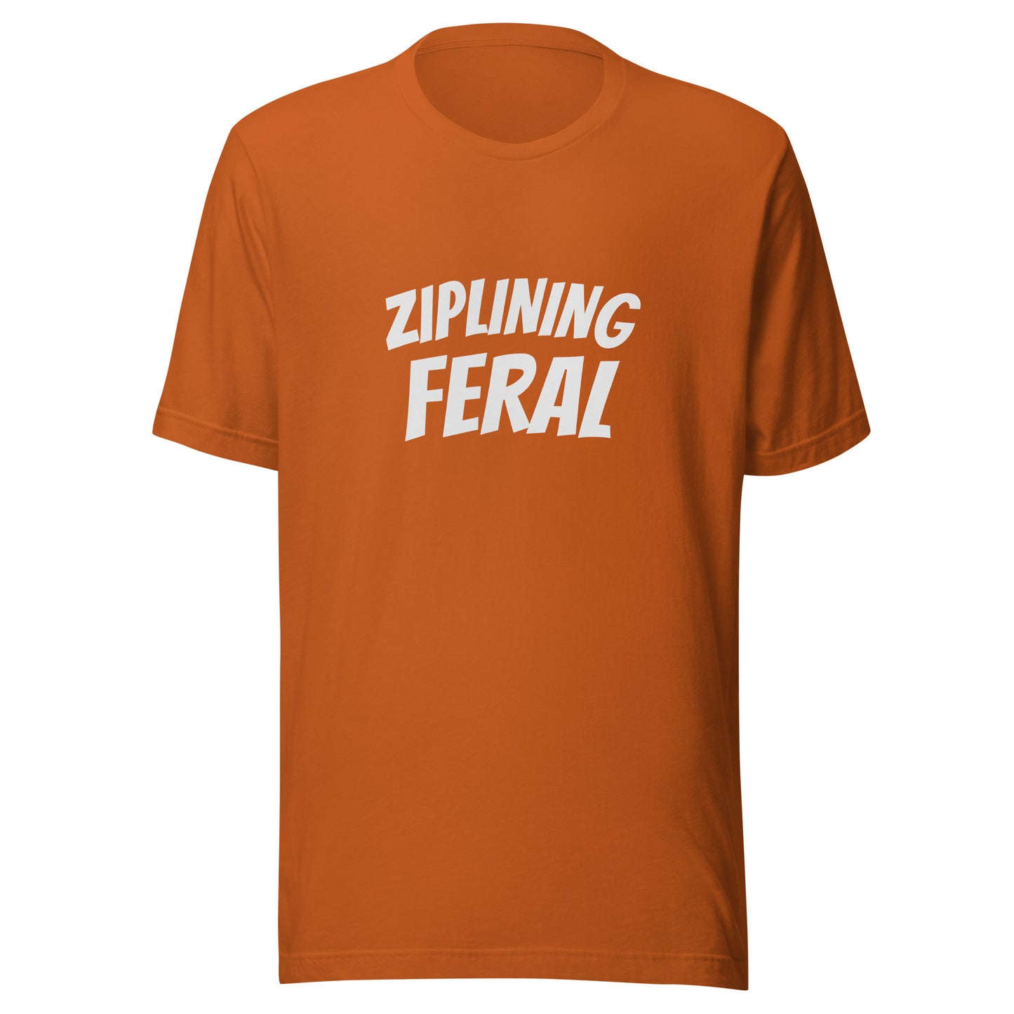 Ziplining Feral™ Unisex T-Shirt