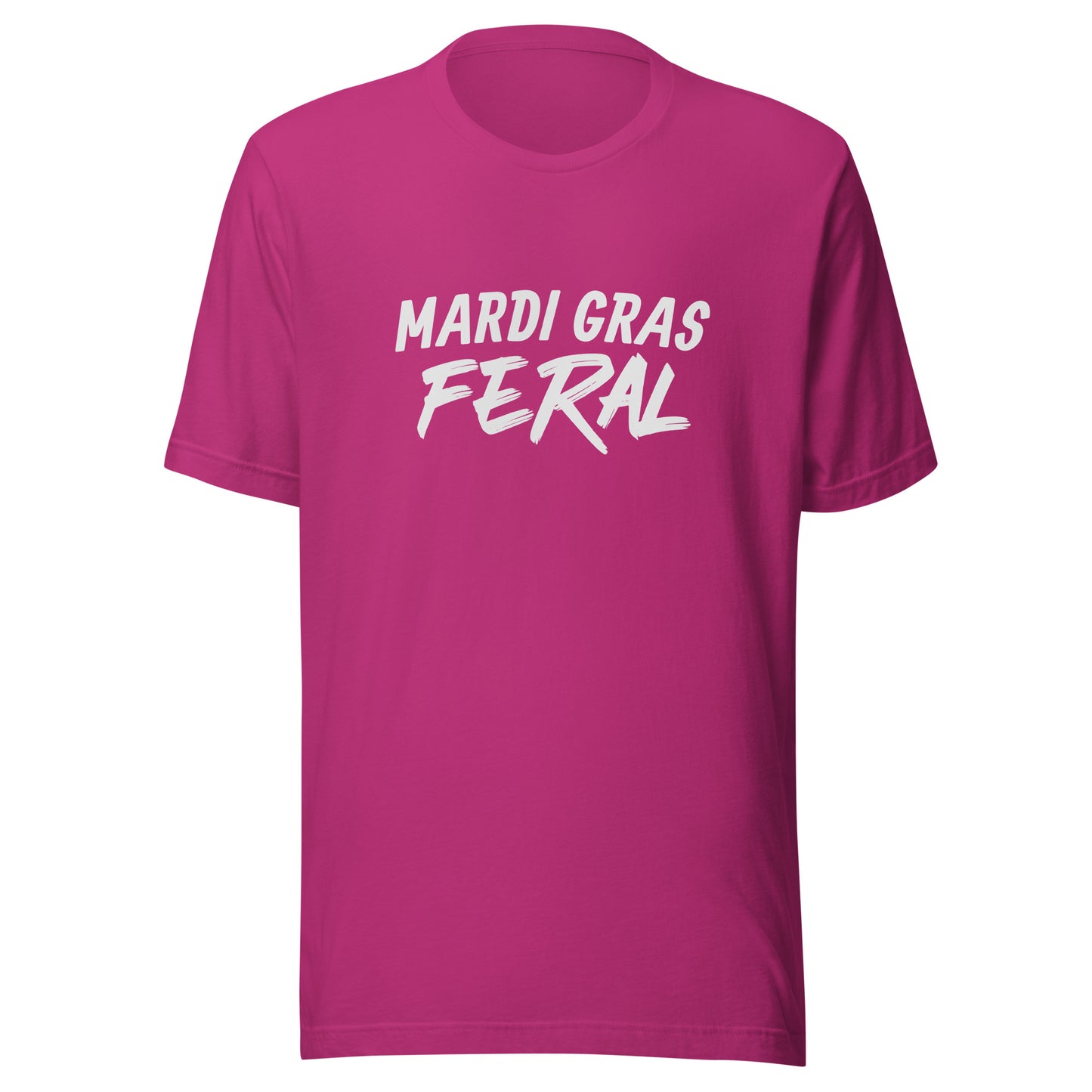 Mardi Gras Feral™ Unisex Party T-Shirt