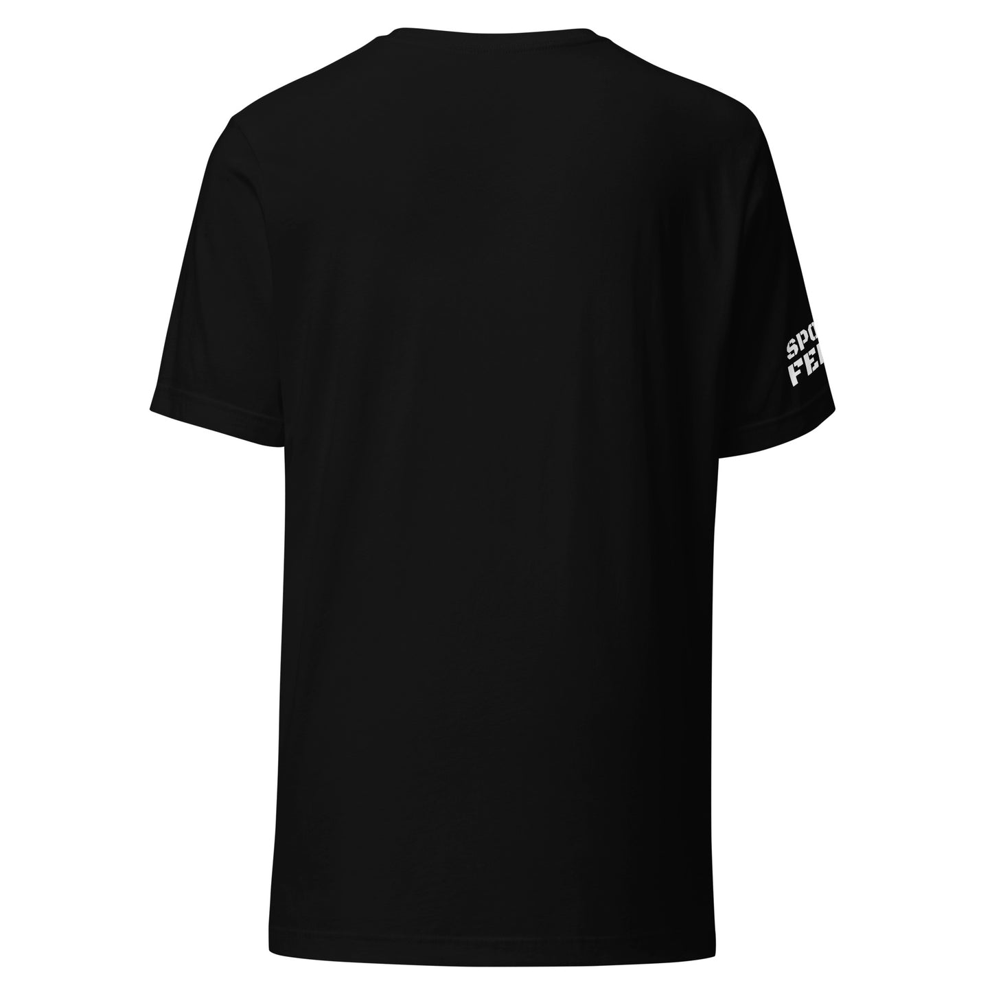 Sports Feral™ Right Sleeve Logo Unisex Fan T-Shirt