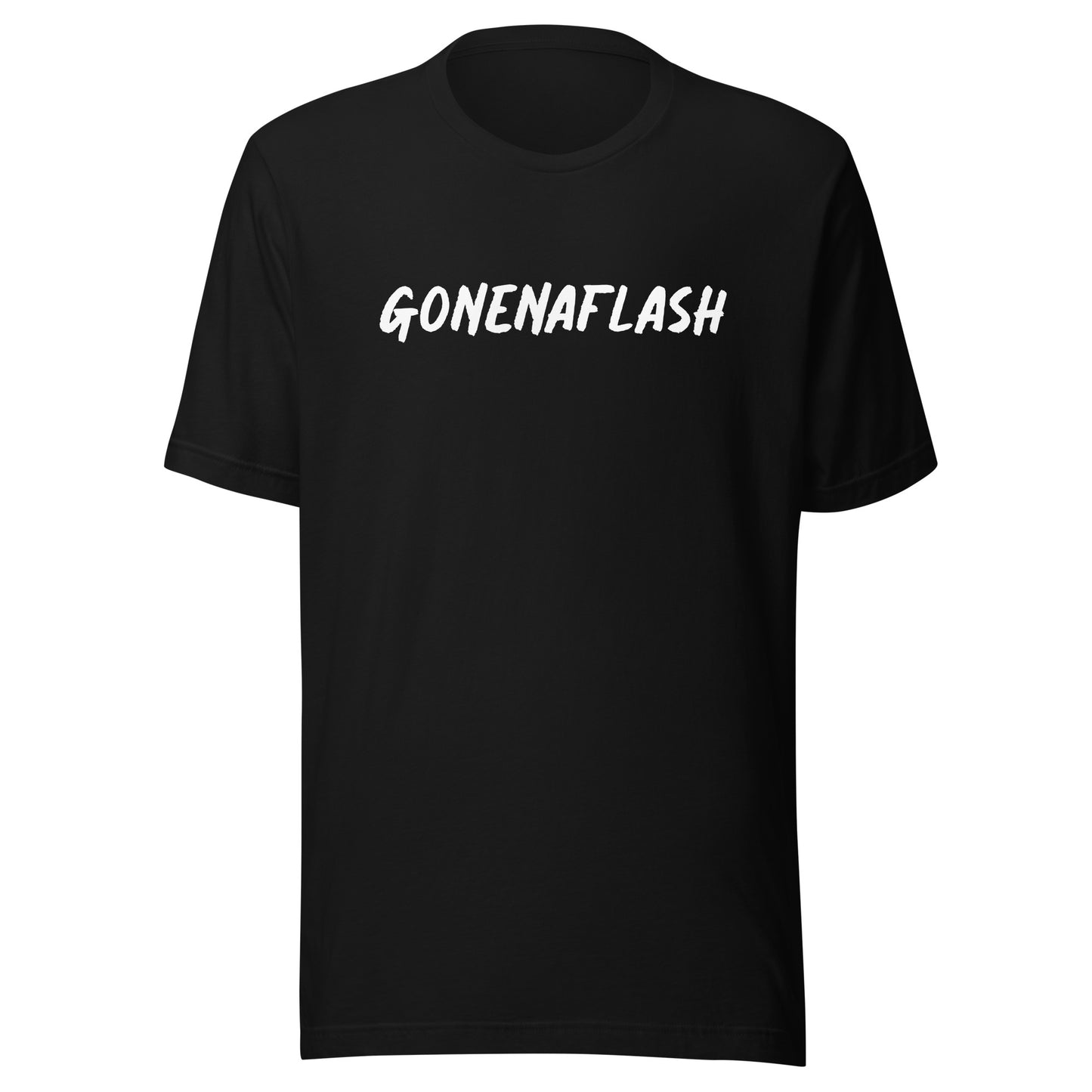 GONENAFLASH Gone In A Flash unisex sports t-shirts are for athletes and players who have great speed and can take off quickly.