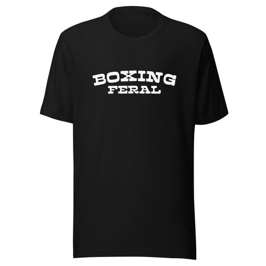 Boxing Feral unisex sports t-shirts are for all boxers, trainers, and fans who go wild for the sport and can't get enough of the action.