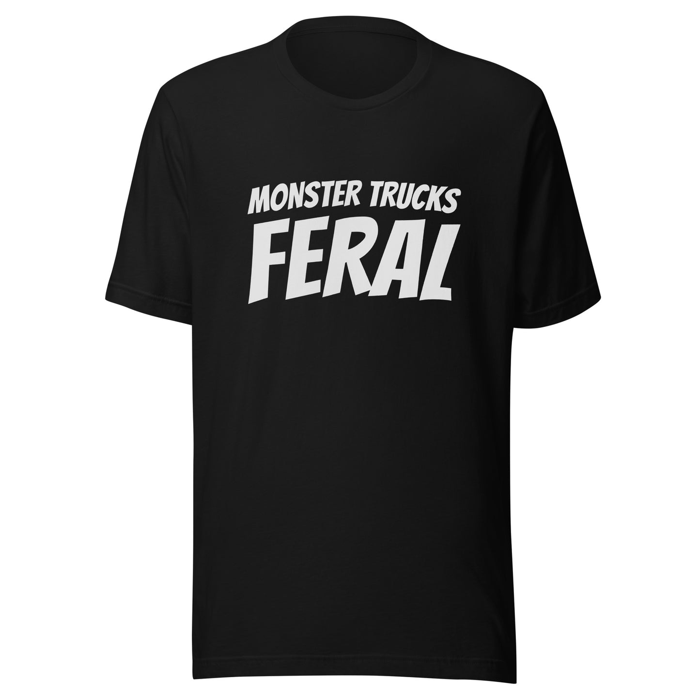 Monster Trucks Feral unisex sports t-shirts are for all drivers and fans who go wild for the sport and can't get enough of the action.