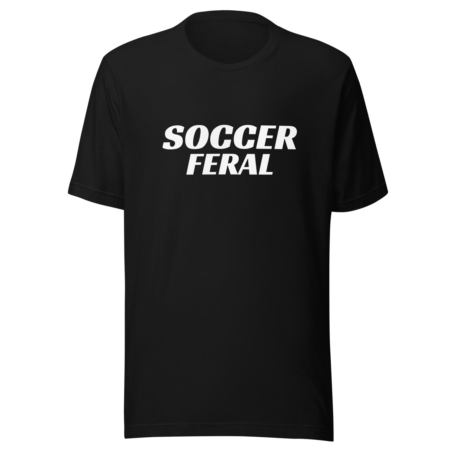 Soccer Feral brand sports t-shirt for players and fans who go wild for the sport and love the game.